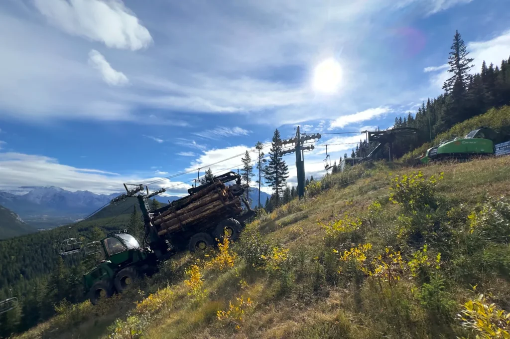 SpiderExcavators norquay forwarder