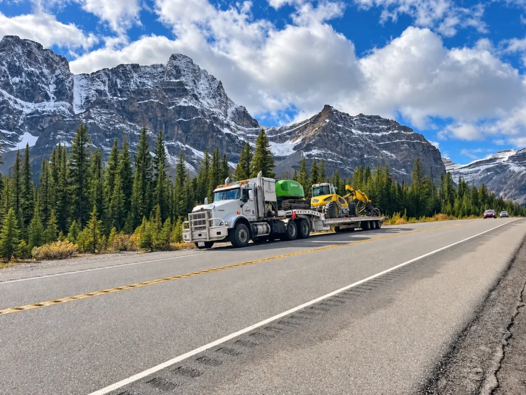 Spider Excavators Mountain Equipment Transport
