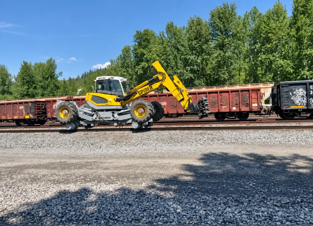 Spider Excavators Spider Excavator Railway Access